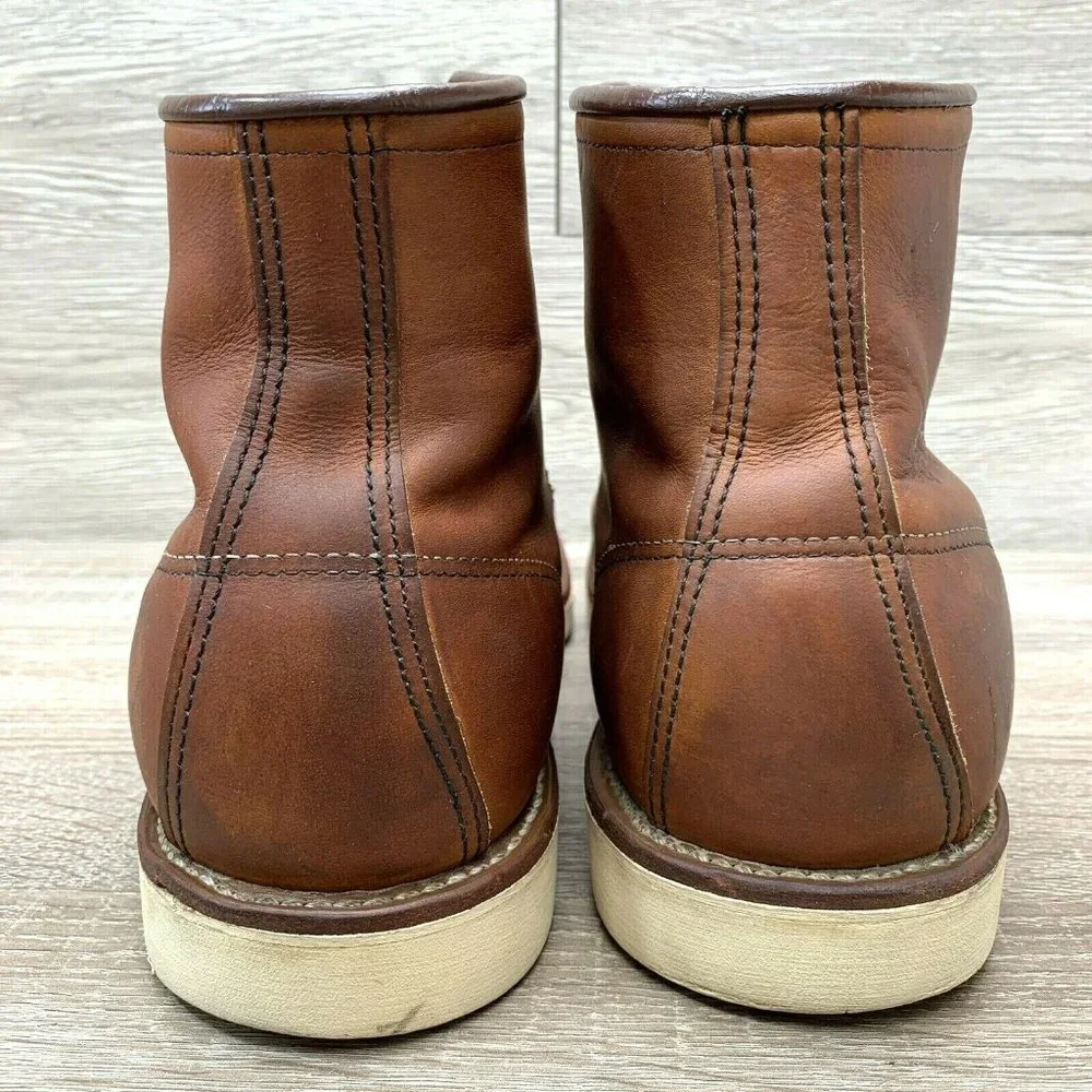 Red Wing Men's 875 Classic Moc Toe Work Boot Oro-Legacy Brown Leather Size 15 D - Picture 6 of 12